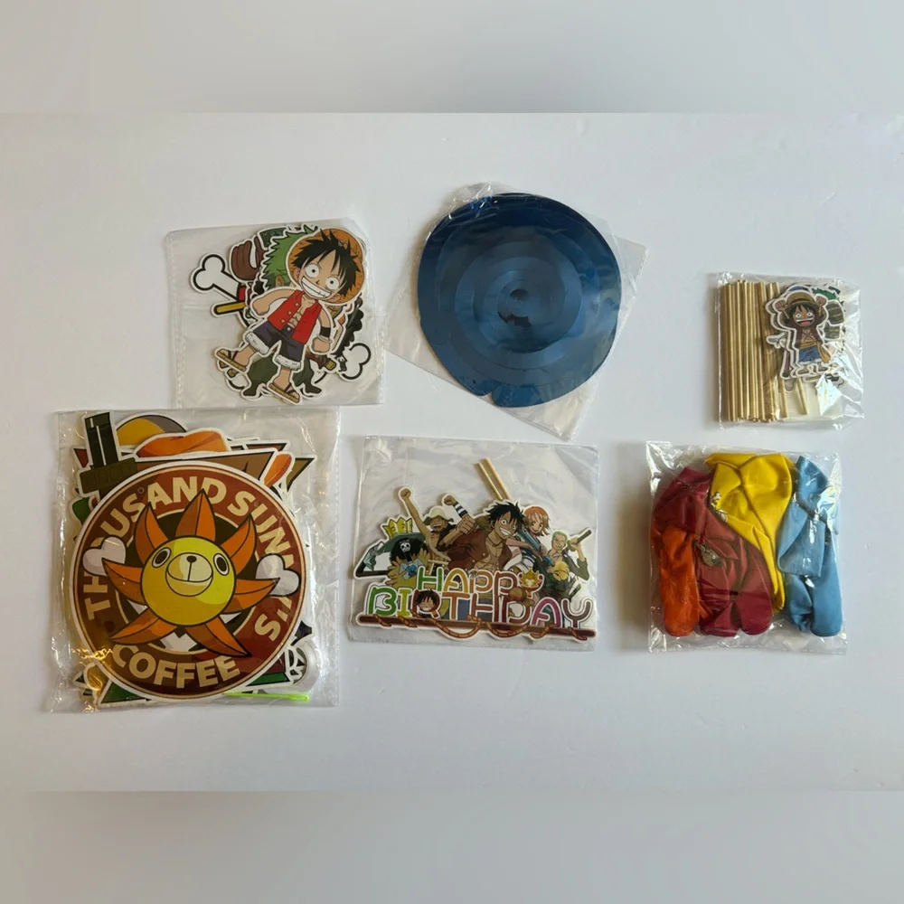 Anime Pirate One Piece Birthday Party Decoration   Kit